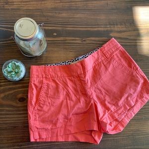 Salmon J.Crew Chino Shorts